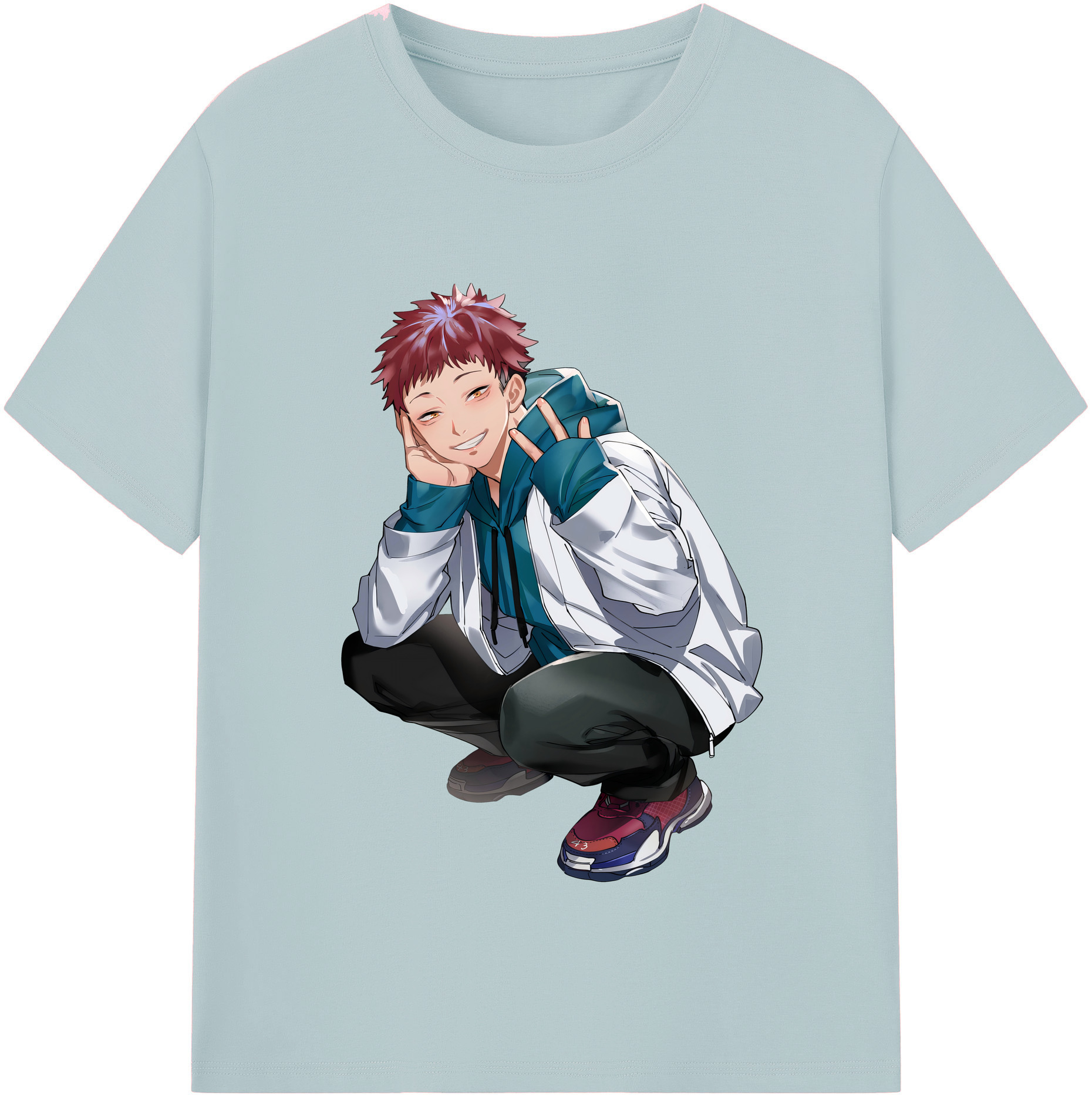 （画像用） 呪術廻戦 Jujutsu Kaisen 綿100％半袖Tシャツ（フロントプリント）